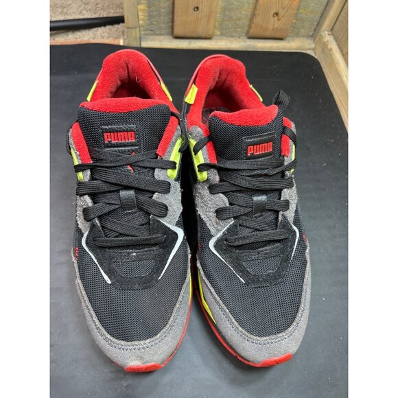 Mens Puma Mirage Sport "Alert" Sneakers Size 9 Black/Red - Picture 3 of 9
